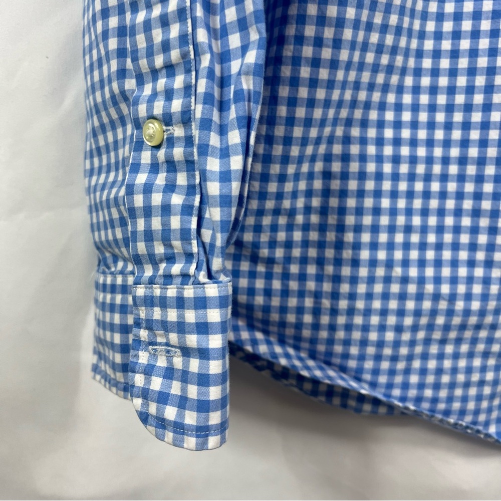 Ralph Lauren Blue Gingham Men's Shirt - Picture 6 of 8